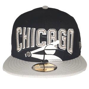 Chicago White Sox Cooperstown Arch Fitted Hat NEW